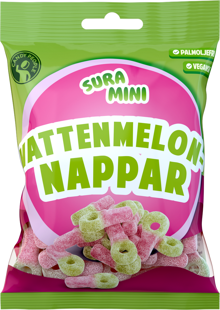 Candy People Sour Watermelon Dummies 70g Bag