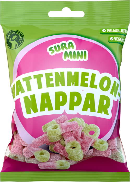 Candy People Sour Watermelon Dummies 70g Bag
