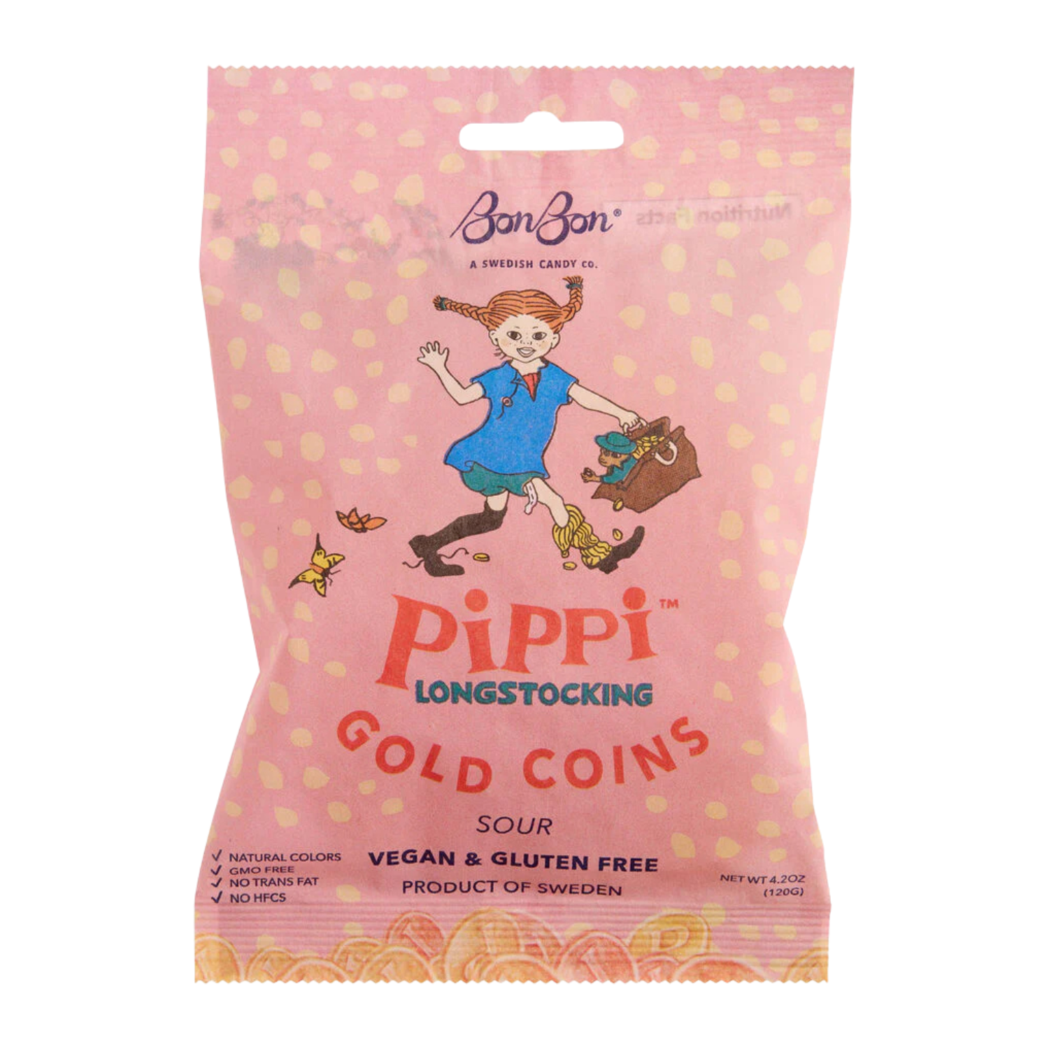 BonBon Pippi Longstocking's Gold Coins 4.2oz Bag